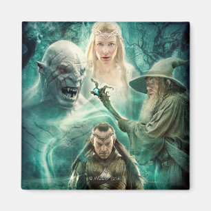 ELROND™, Azog, Galadriel en Gandalf Graphic Magneet