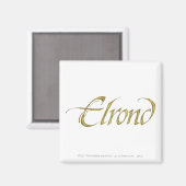 ELROND™-naam getextureerd Magneet (Voorkant / Achterkant)