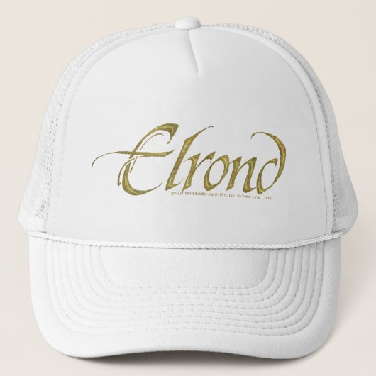 ELROND™-naam getextureerd Trucker Pet (Voorkant)