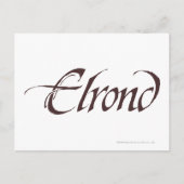 ELROND™ Naam Solid Briefkaart (Voorkant)