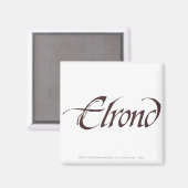 ELROND™ Naam Solid Magneet (Voorkant / Achterkant)
