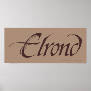 ELROND™ Naam Solid Poster