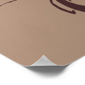 ELROND™ Naam Solid Poster (Hoek)