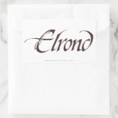 ELROND™ Naam Solid Rechthoekige Sticker (Tas)
