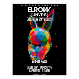 Elrow Ibiza 2025 - [UNVRS] Poster