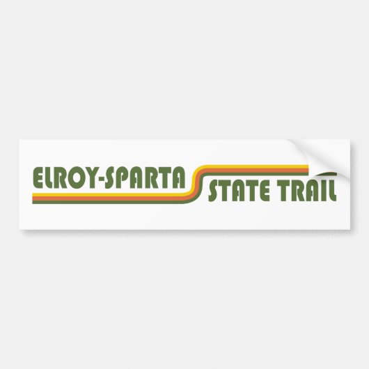 Elroy-Sparta State Trail Bumpersticker (Voorkant)