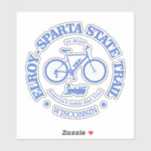 Elroy-Sparta State Trail (fietsroute) Sticker (Vel)