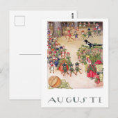  Elsa Beskow August Briefkaart (Voorkant / Achterkant)