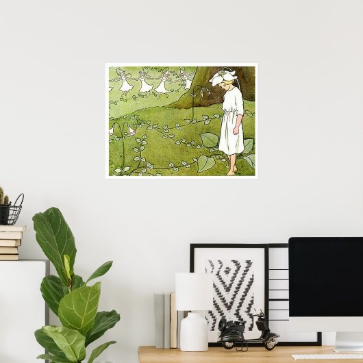 Elsa Beskow Fairy Ring Poster (Thuiskantoor)
