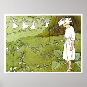 Elsa Beskow Fairy Ring Poster
