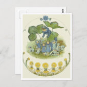  Elsa Beskow Flower Fairy Briefkaart (Voorkant / Achterkant)