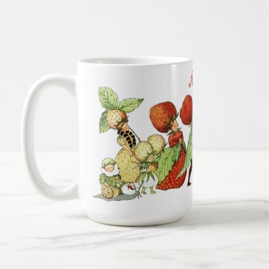 Elsa Beskow Flower Festival Coffee Mok (Links)