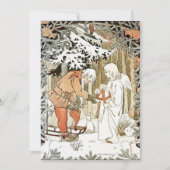  Elsa Beskow Kerstengel Winterscène Feestdagenkaart (Voorkant)