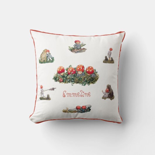 Elsa Beskow Kinderen van het Bos Kussen (Voorkant)