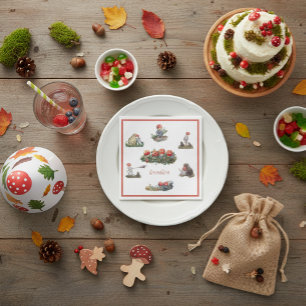 Elsa Beskow Kinderen van het Bos Servet