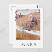 Elsa Beskow maart Briefkaart (Voorkant / Achterkant)