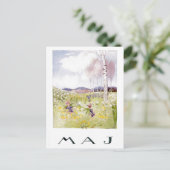  Elsa Beskow May Briefkaart (Staand voorkant)