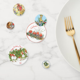 Elsa Beskow Schattige aardbei meisje Confetti