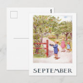  Elsa Beskow September Briefkaart (Voorkant / Achterkant)