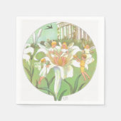 Elsa Beskow Spring Fairy Flower Party Servet (Voorkant)
