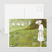 Elsa Beskow Sprookjesring Oud Briefkaart (Voorkant / Achterkant)