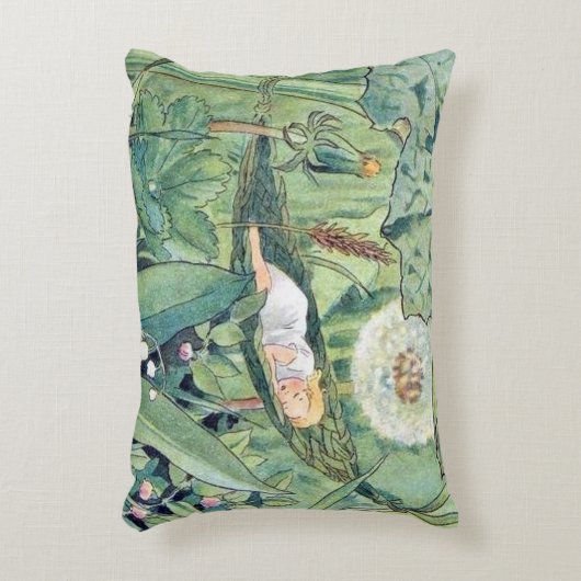 Elsa Beskow Thumbelina Fairy Accent Kussen (Voorkant(Verticaal))