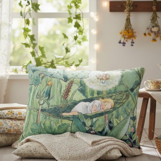 Elsa Beskow Thumbelina Fairy Accent Kussen