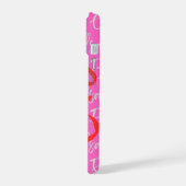 Elsa Herhalend Naam Patroon iPhone 15 Case (Linkerkant)