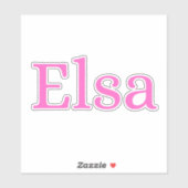 Elsa Sticker (Vel)