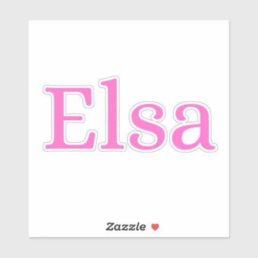 Elsa Sticker (Vel)