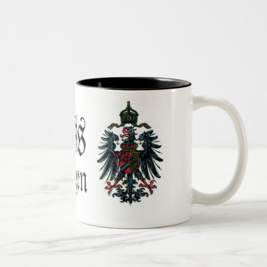 Elsass-Lothringen Tweekleurige Koffiemok (Rechts)