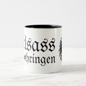 Elsass-Lothringen Tweekleurige Koffiemok (Center)