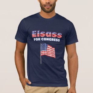 Elsass voor de Amerikaanse vlag van het Congres Pa T-shirt