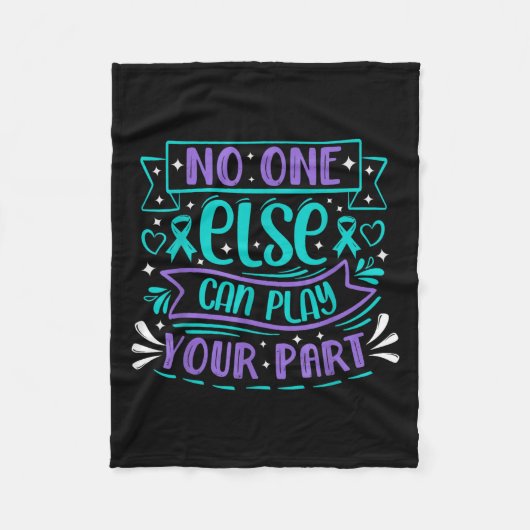 Else Can Play Your Part Fleece Deken (Voorkant)