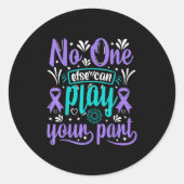 Else Can Play Your Part  Ronde Sticker (Voorkant)