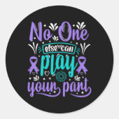 Else Can Play Your Part Ronde Sticker (Voorkant)