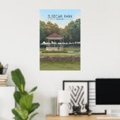Elsecar Park Barnsley Reisposter Poster (Thuiskantoor)