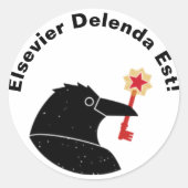 Elsevier protesteert sticker (Voorkant)