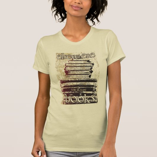 Elsewhere Boeken T-shirt (Voorkant)