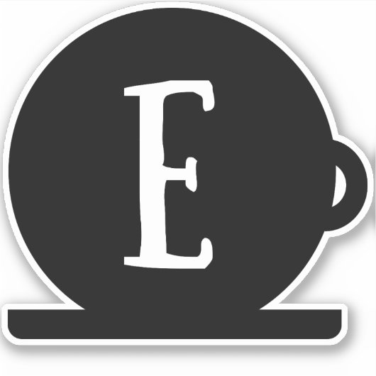 Elsewhere Cafe Mini Logo Lichtmodus Sticker (Voorkant)
