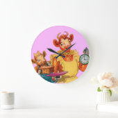 Elsie de Cow en dochter Beulah - Het is Caktijd Grote Klok (Huis)