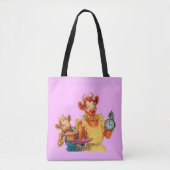 Elsie de Koe en dochter Beulah - Het is Caktijd Tote Bag (Voorkant)