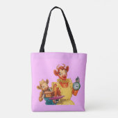 Elsie de Koe en dochter Beulah - Het is Caktijd Tote Bag (Achterkant)