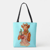 Elsie de Koe, geldbeheerder Tote Bag (Achterkant)