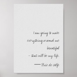 Elsie de Wolfe Poster