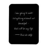 Elsie De Wolfe Quote Magnet Magneet (Verticaal)