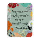 Elsie de Wolfe Quote Magnet Magneet (Verticaal)