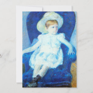 Elsie in een blauwe stoel   Mary Cassatt