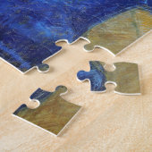 Elsie in een blauwe stoel | Mary Cassatt Legpuzzel (Zijkant)