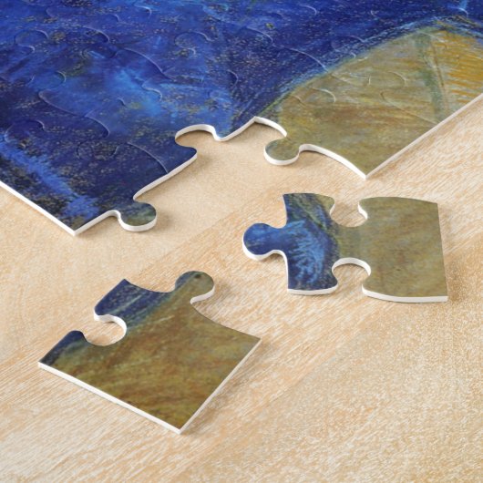 Elsie in een blauwe stoel | Mary Cassatt Legpuzzel (Zijkant)